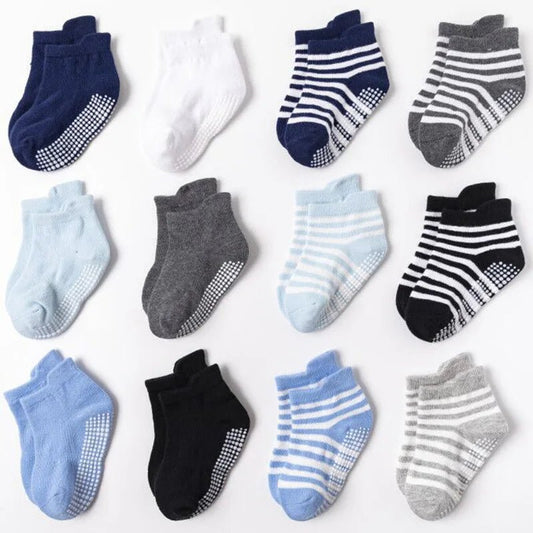 Non-Slip Socks (12 Pack)